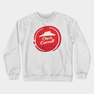 Cosplay Parody Pizza Hut Vintage Music Lovers - Chris Cornell Crewneck Sweatshirt